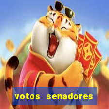 votos senadores impeachment alexandre de moraes